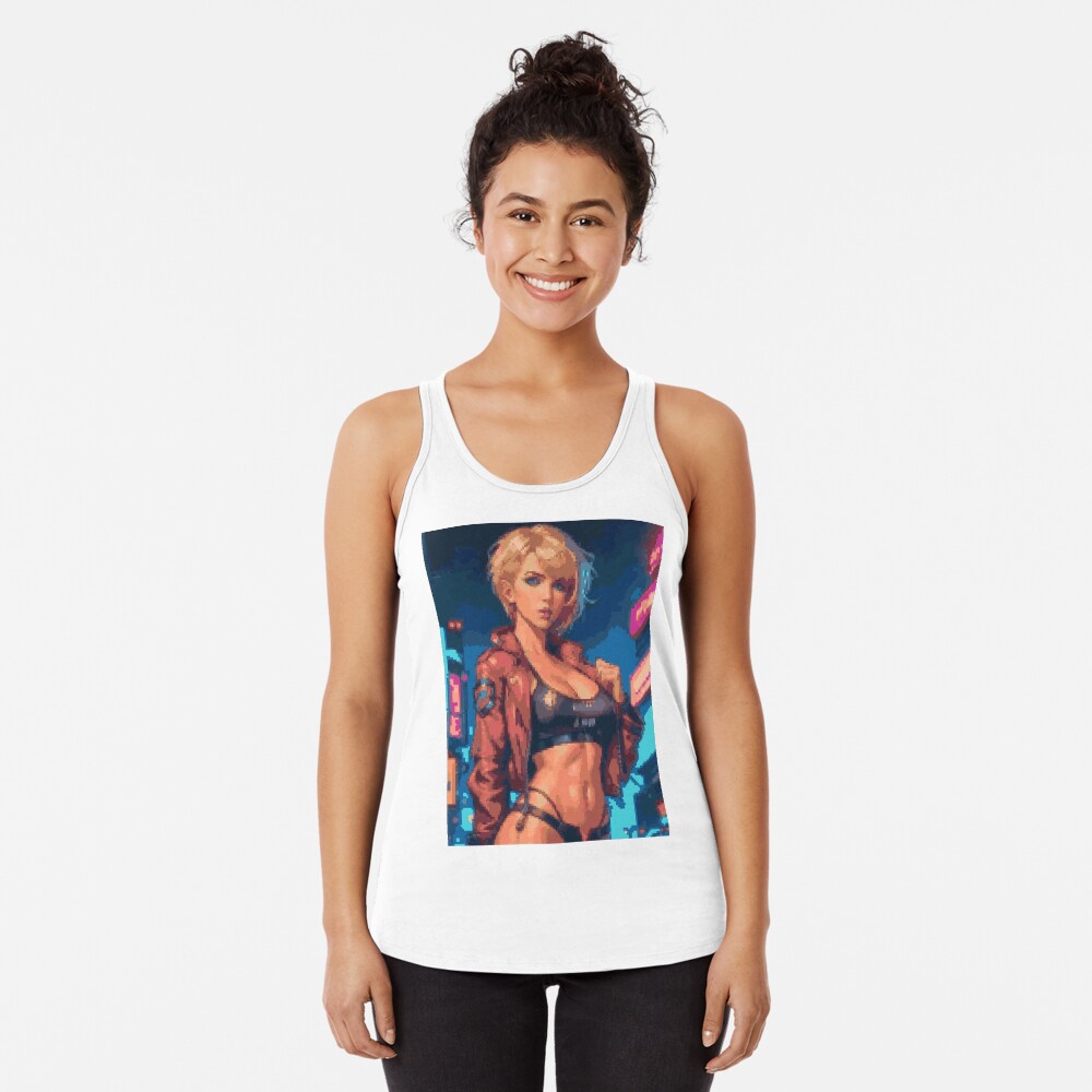 Item preview, Racerback Tank Top designed and sold by 8bitglam.
