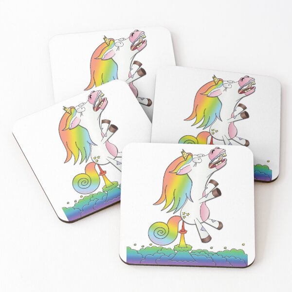 Item preview, Rainbow Farting Unicorn designed and sold by SpamCreates.