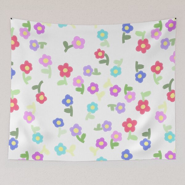 Item preview, Small flower pattern on white designed and sold by orsinha.