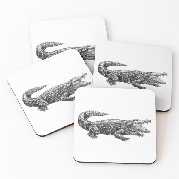 Item preview, Nile Crocodile (Realistic Pencil Drawing) | Safari Sketches designed and sold by flypigart.