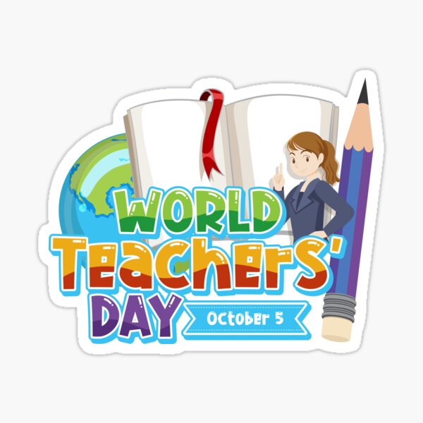 Item preview, World teacher's day educational celebration inspirational teachers learning designed and sold by DreamStore360.
