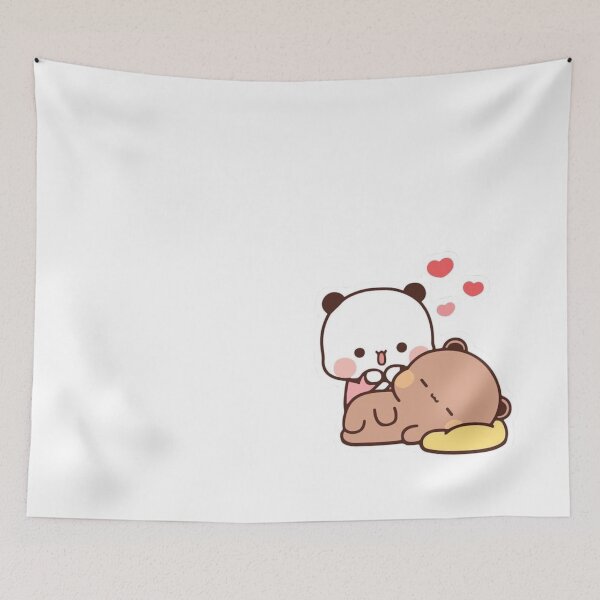Item preview, BuBu Panda massaging her love DuDu Bear❤️ designed and sold by Pandety.