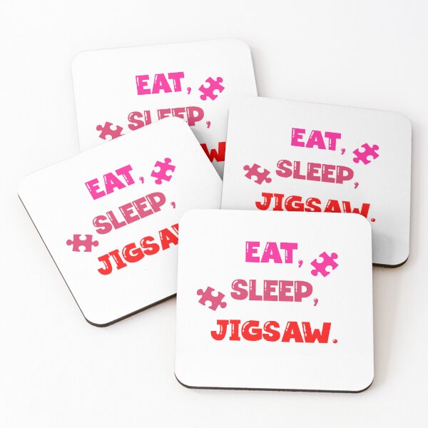 Item preview, Eat, sleep, jigsaw. designed and sold by MiowandMolly.