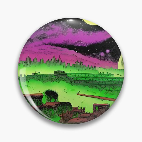 Item preview, Comic World - A World illustrated like a Comic Strip. designed and sold by PixieDustAIArt.