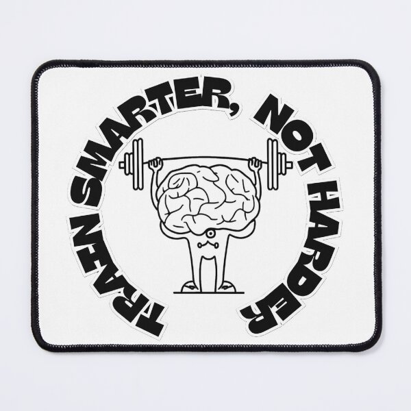 Item preview, Train Smarter, Not Harder. Gym & Fitness Motivational Phrases designed and sold by OB Print.