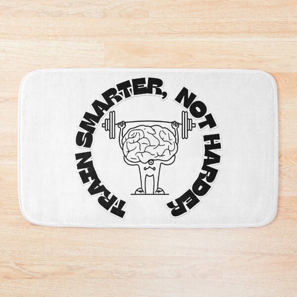 Item preview, Train Smarter, Not Harder. Gym & Fitness Motivational Phrases designed and sold by OB Print.
