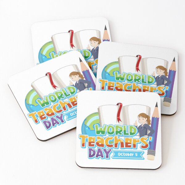 Item preview, World teacher's day educational celebration inspirational teachers learning designed and sold by DreamStore360.