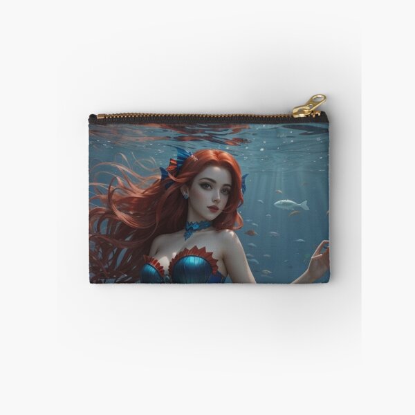 Item preview, Redhead Mermaid of Sirenas Merfolk World with a Pumpkin designed and sold by SirenasWorld.