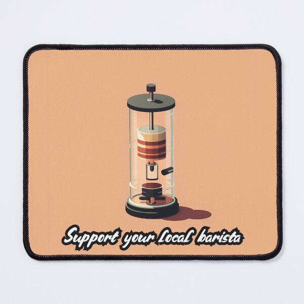 Item preview, Support Your Local Barista designed and sold by QuantumPalette.