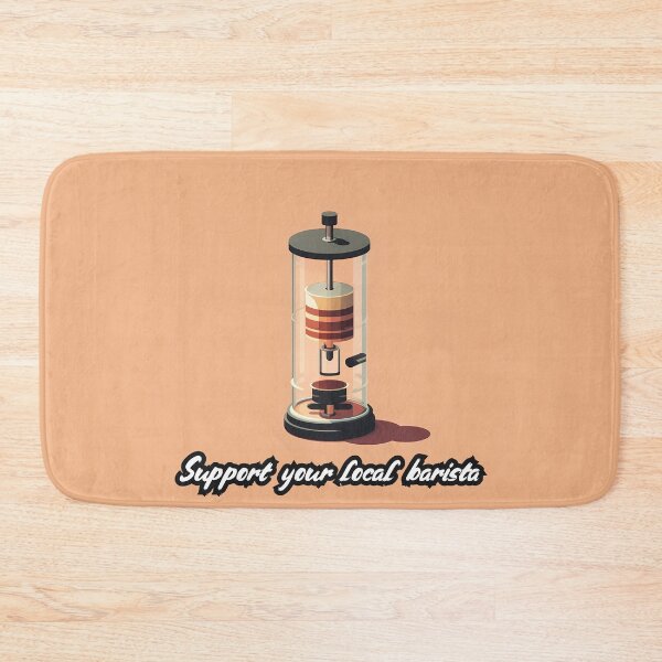 Item preview, Support Your Local Barista designed and sold by QuantumPalette.