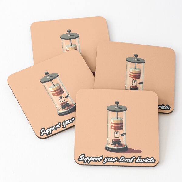 Item preview, Support Your Local Barista designed and sold by QuantumPalette.