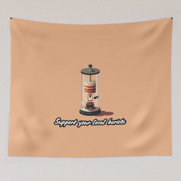 Item preview, Support Your Local Barista designed and sold by QuantumPalette.