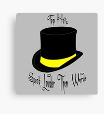 Top Hat Canvas Print