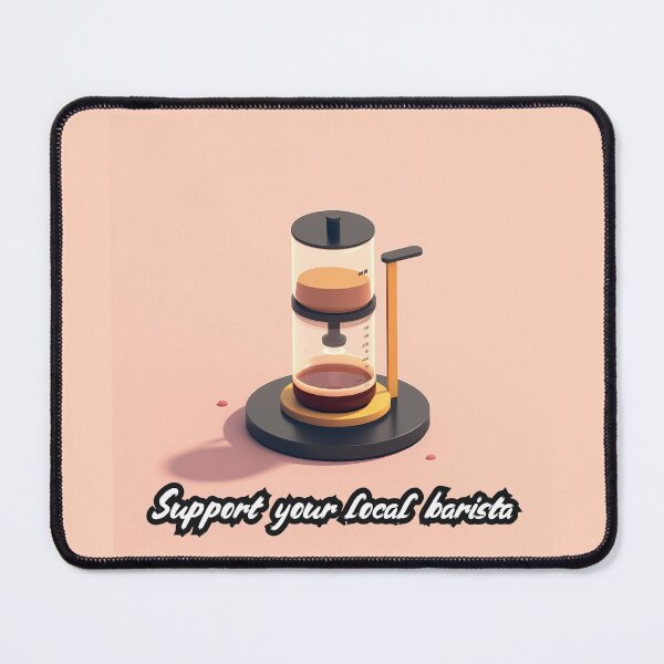 Item preview, Support Your Local Barista designed and sold by QuantumPalette.