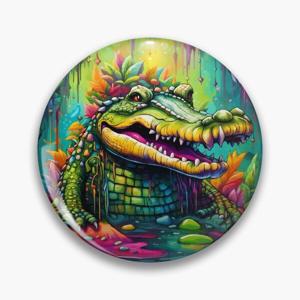 Item preview, Vibrant Visions (Crocodile) designed and sold by Morrigan Austin.