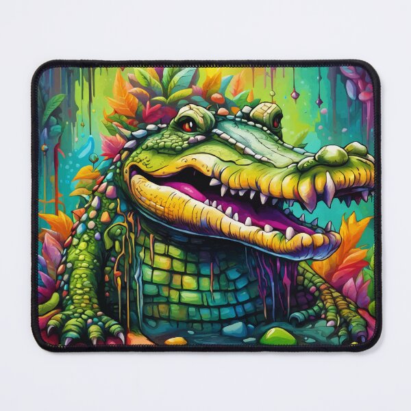 Item preview, Vibrant Visions (Crocodile) designed and sold by Morrigan Austin.