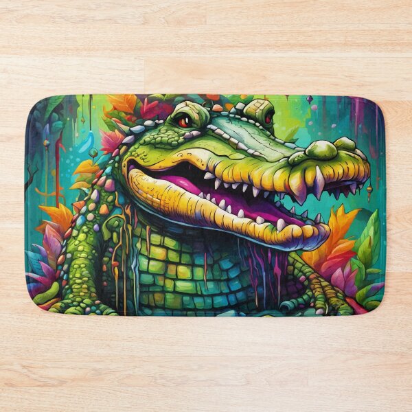 Item preview, Vibrant Visions (Crocodile) designed and sold by Morrigan Austin.