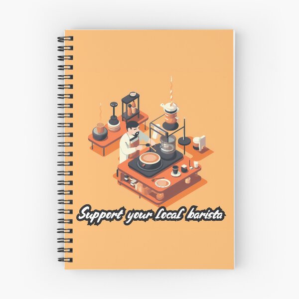 Item preview, Support Your Local Barista designed and sold by QuantumPalette.