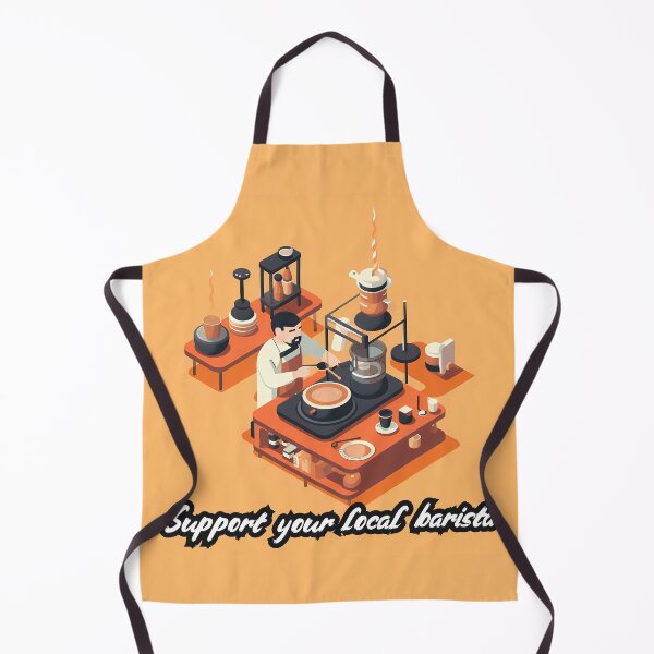 Item preview, Support Your Local Barista designed and sold by QuantumPalette.