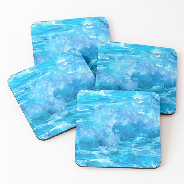 Item preview, Pretty turquoise wave designed and sold by Susan Gallup.