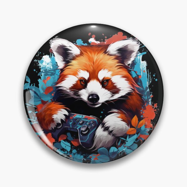 Artikelvorschau, Lustiger roter Panda-Gaming-Liebhaber entworfen und verkauft von ArtFromBeyond.
