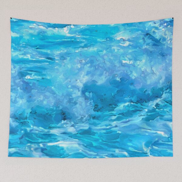 Item preview, Pretty turquoise wave designed and sold by Susan Gallup.
