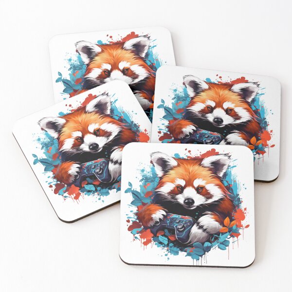 Item preview, Funny Red Panda Gaming Lover  designed and sold by ArtFromBeyond.