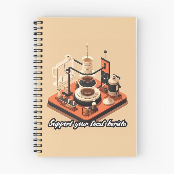 Item preview, Support Your Local Barista designed and sold by QuantumPalette.