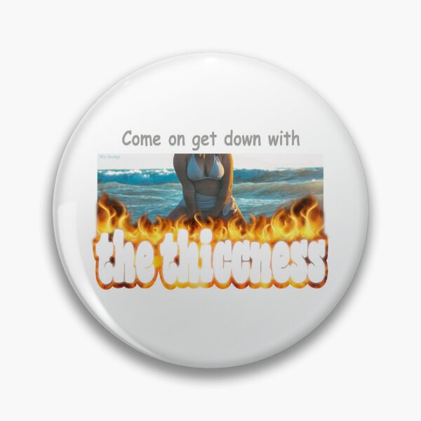 Item preview, Down with the thiccness meme Disturbed metal joke - girl designed and sold by N3F1.