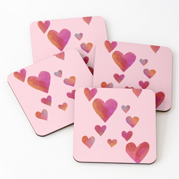Item preview, Painted Valentines day hearts for women, unique one of a kind designed and sold by SleeplessLady.