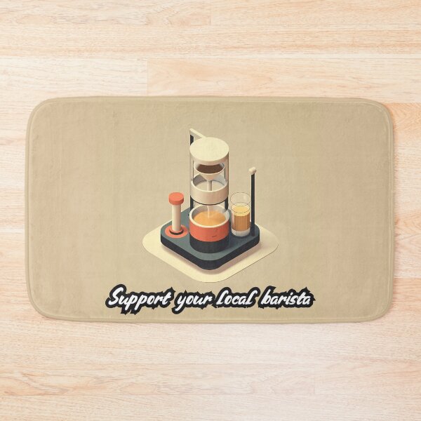 Item preview, Support Your Local Barista designed and sold by QuantumPalette.