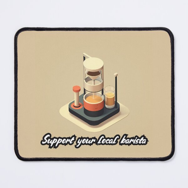 Item preview, Support Your Local Barista designed and sold by QuantumPalette.