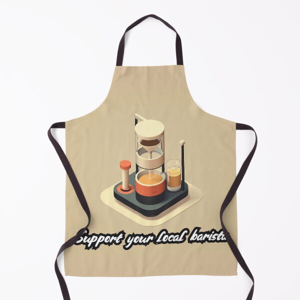 Item preview, Support Your Local Barista designed and sold by QuantumPalette.