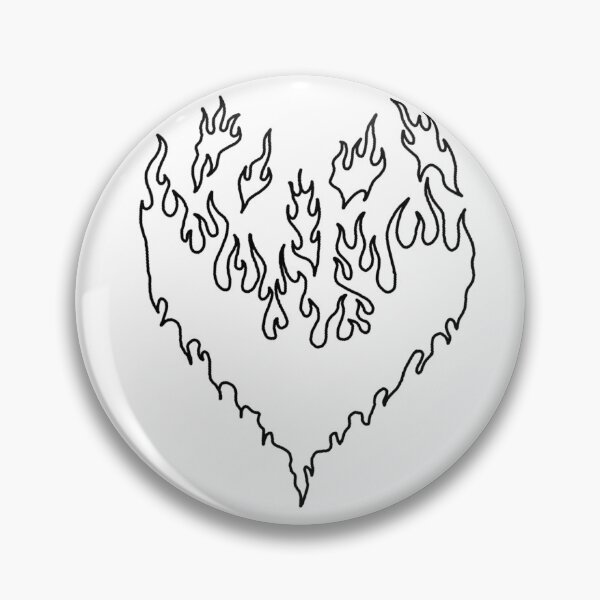 Item preview, Lineout burn heart  designed and sold by Mxskxewxcz.