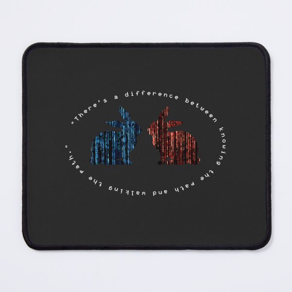 Item preview, The Matrix movies Rabbit in the Red Pill or Blue Pill Aesthetic, cyberpunk, neo, morpheus, retro 90s, The matrix quotes / black designed and sold by SoloAutenica.