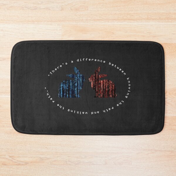 Item preview, The Matrix movies Rabbit in the Red Pill or Blue Pill Aesthetic, cyberpunk, neo, morpheus, retro 90s, The matrix quotes / black designed and sold by SoloAutenica.
