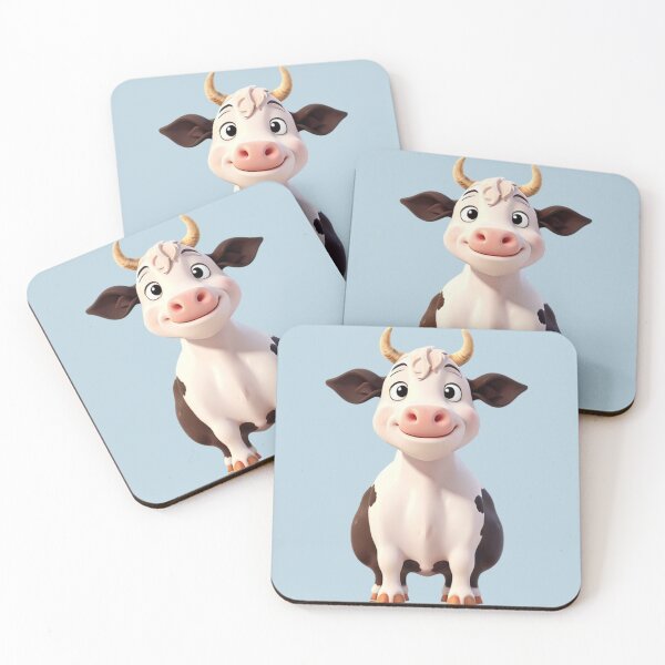 Item preview, Cute 3D style animated cow - lovely designed and sold by ChickNickStudio.