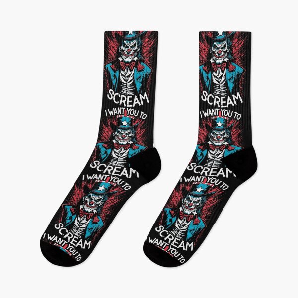 Item preview, Halloween Clown Uncle Sam I Want You To Scream Evil Horror designed and sold by GrandeDuc.