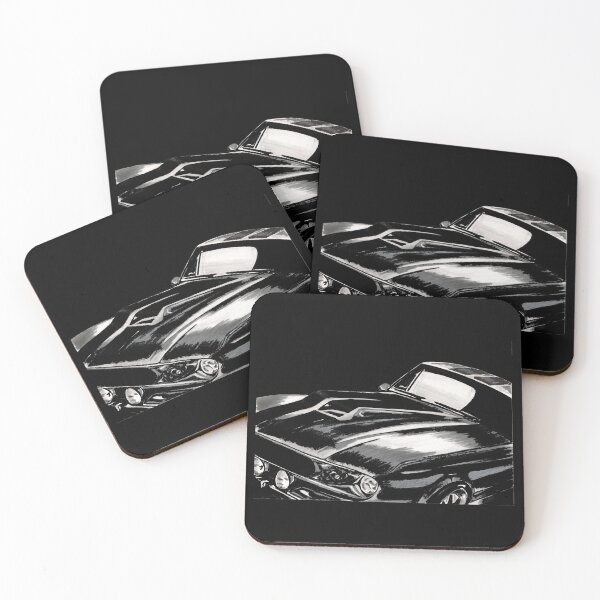 Item preview, Mustang GT 500 Eleanor automotive art design, perfect for any art loving car enthusiast or petrolhead designed and sold by Artomobiles.