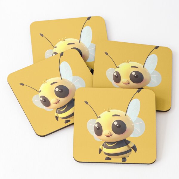 Item preview, 3D style animated bee - lovely designed and sold by ChickNickStudio.