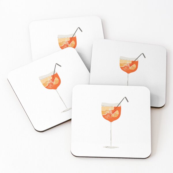 Item preview, Refreshing Spritz with orange and ice cubes designed and sold by MagnoliaArtL.