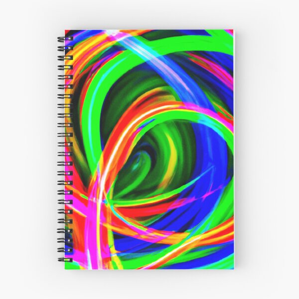 Item preview, Dynamic Neon Abstract Hues designed and sold by Health And Fitness Posts e-Store.