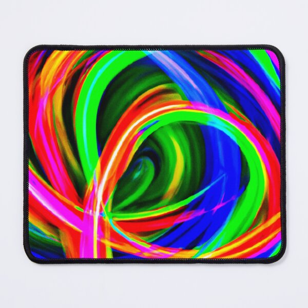 Item preview, Dynamic Neon Abstract Hues designed and sold by Health And Fitness Posts e-Store.