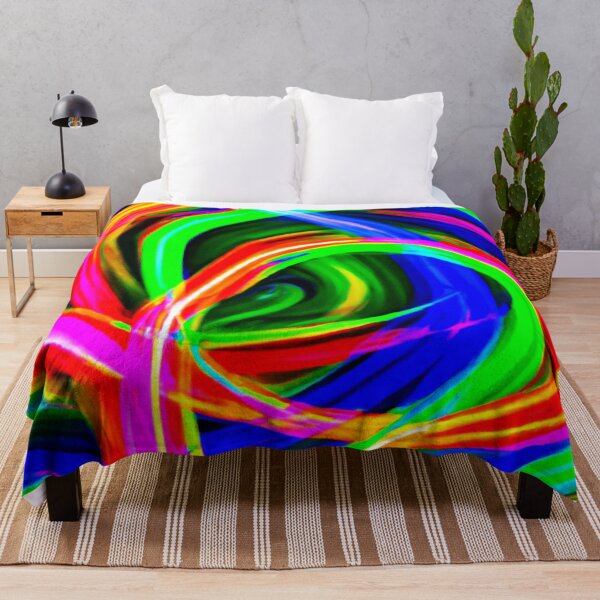 Item preview, Dynamic Neon Abstract Hues designed and sold by Health And Fitness Posts e-Store.