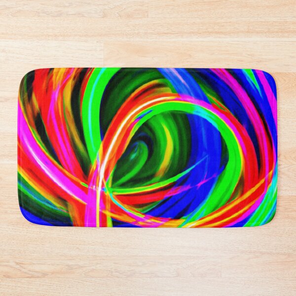Item preview, Dynamic Neon Abstract Hues designed and sold by Health And Fitness Posts e-Store.