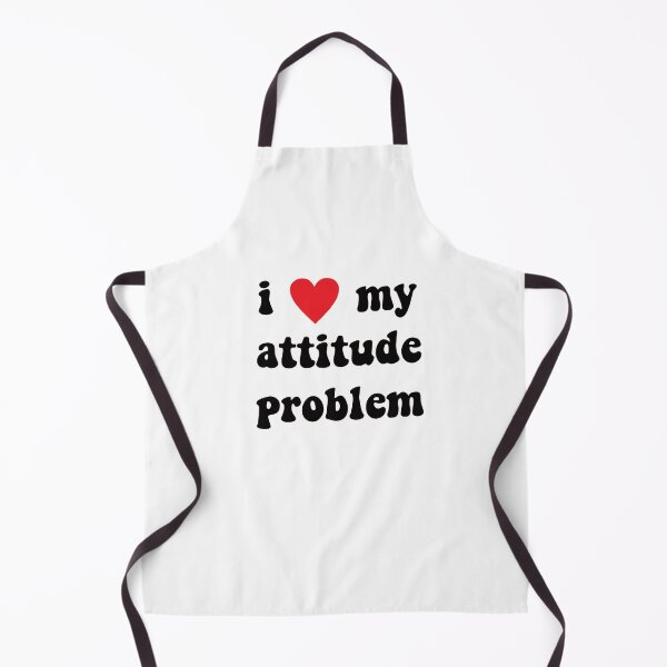 Item preview, I love my attitude problem aesthetic heart designed and sold by stickersxbecca.