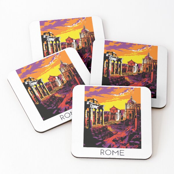 Item preview, A Pop Art Travel Print of Rome - Italy designed and sold by StudioRedKoala.