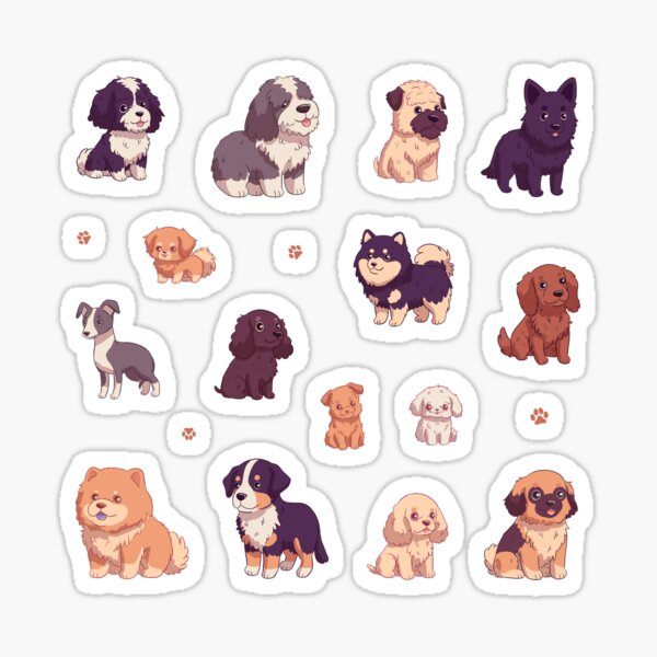 Dog Sticker Bundle Dog Sticker Bundle Stickers With Dogs Stickers