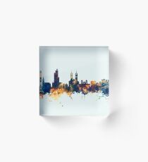 Winterthur Switzerland Skyline Acrylic Block