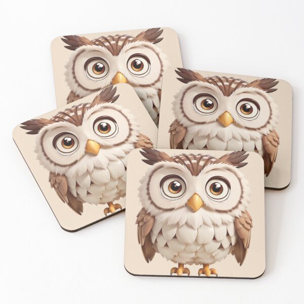 Item preview, Cute 3D style animated owl - lovely designed and sold by ChickNickStudio.